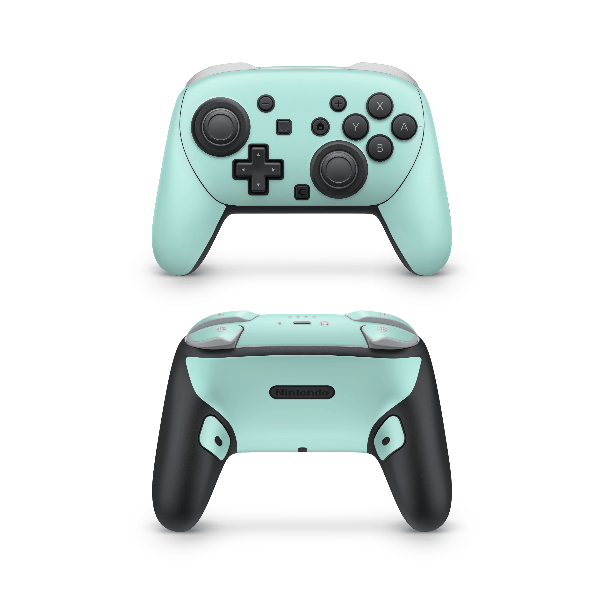 Cool Mint Nintendo Switch Pro Controller Decal Skins