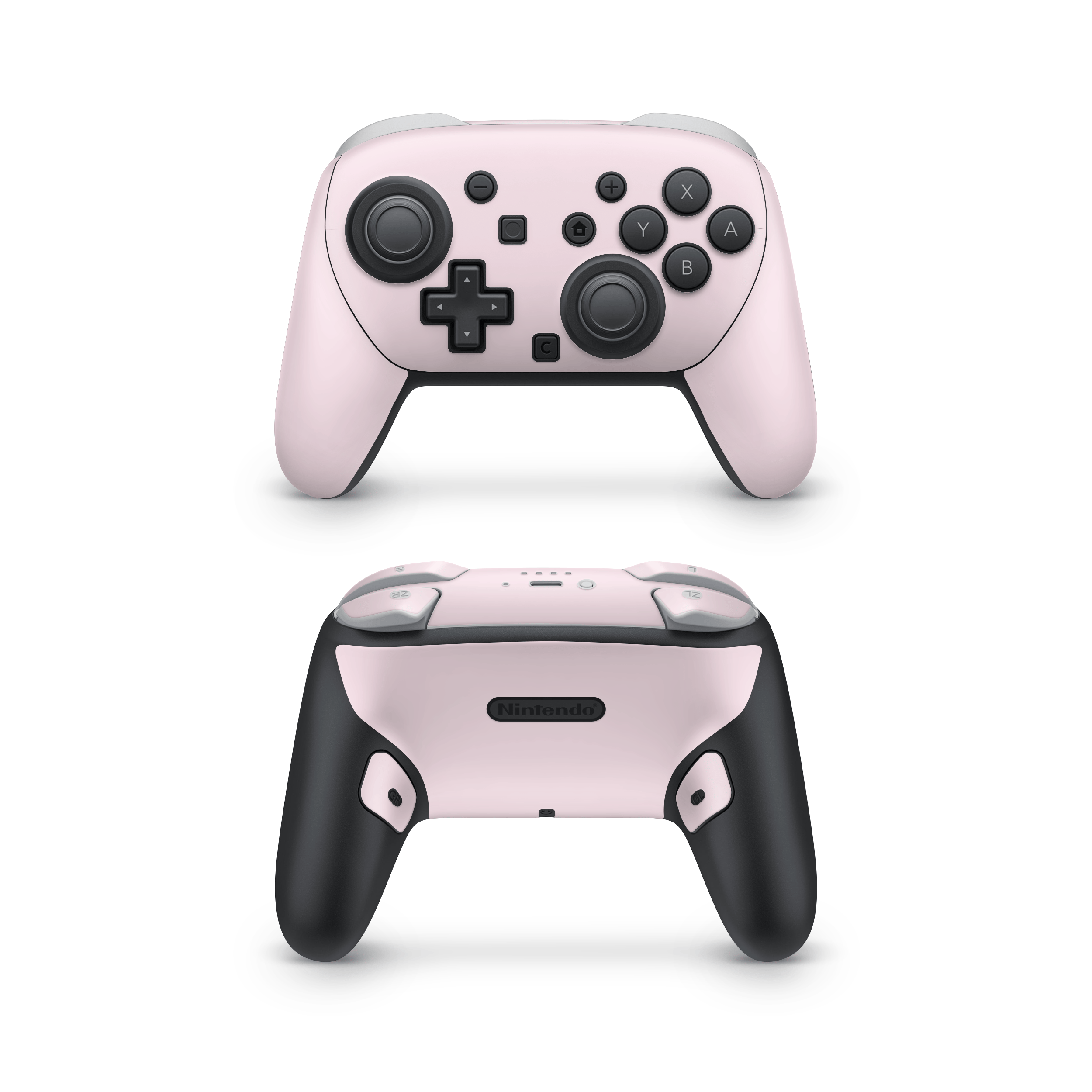 Baby Pink Nintendo Switch Pro Controller Decal Skins