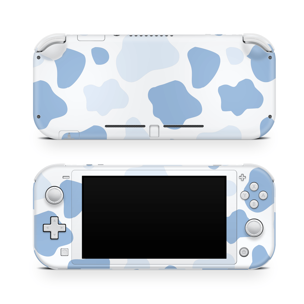 Blueberry Moo Moo Nintendo Switch Lite Decal Skin