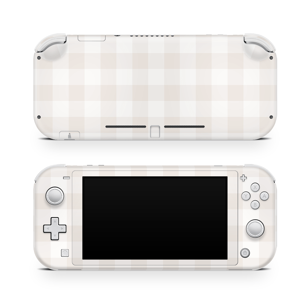 Beige Linen Nintendo Switch Lite Decal Skin