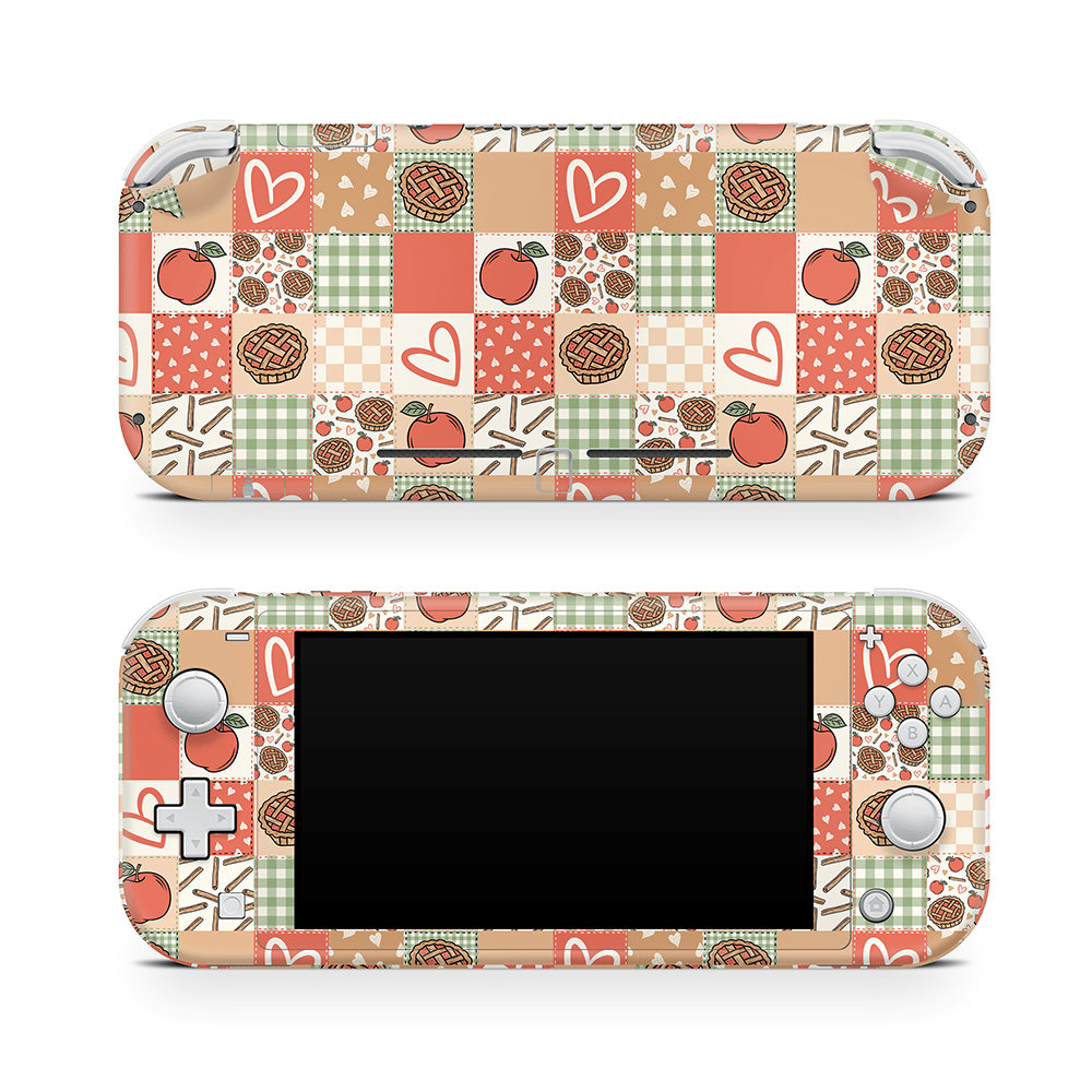 Cozy Pie Patchwork Nintendo Switch Lite Decal Skin