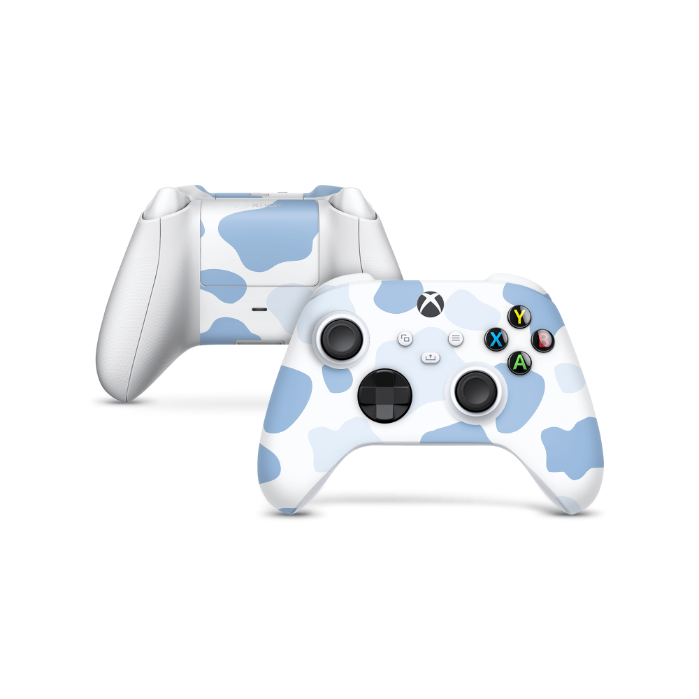 Blueberry Moo Moo Xbox Series Controller Decal Skin