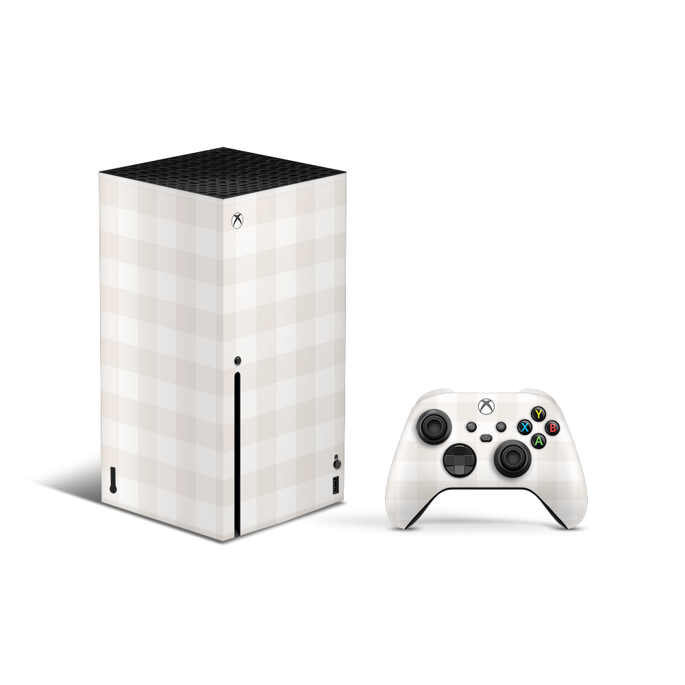 Beige Linen Xbox Series X Decal Skin