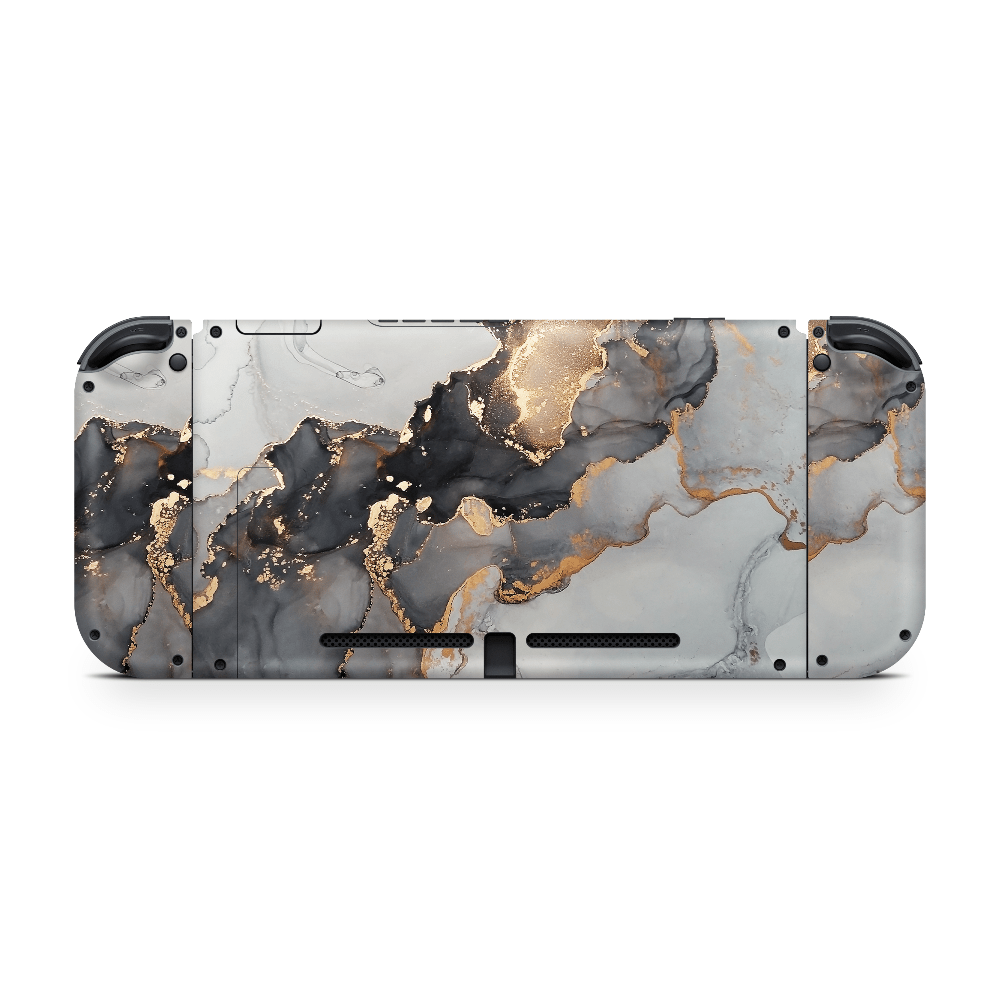 Black Marble Nintendo Switch Decal Skin