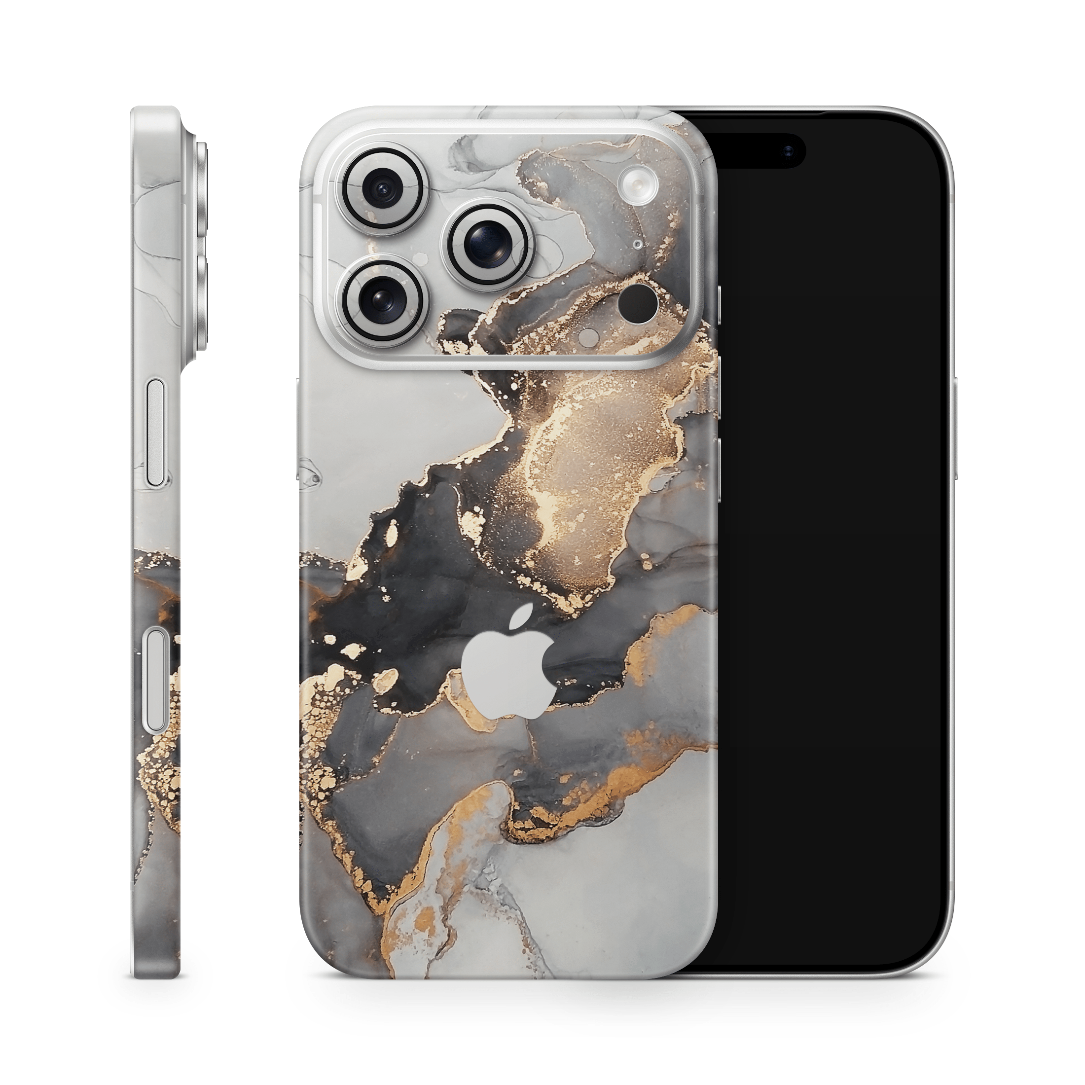 Black Marble Apple iPhone Decal Skins