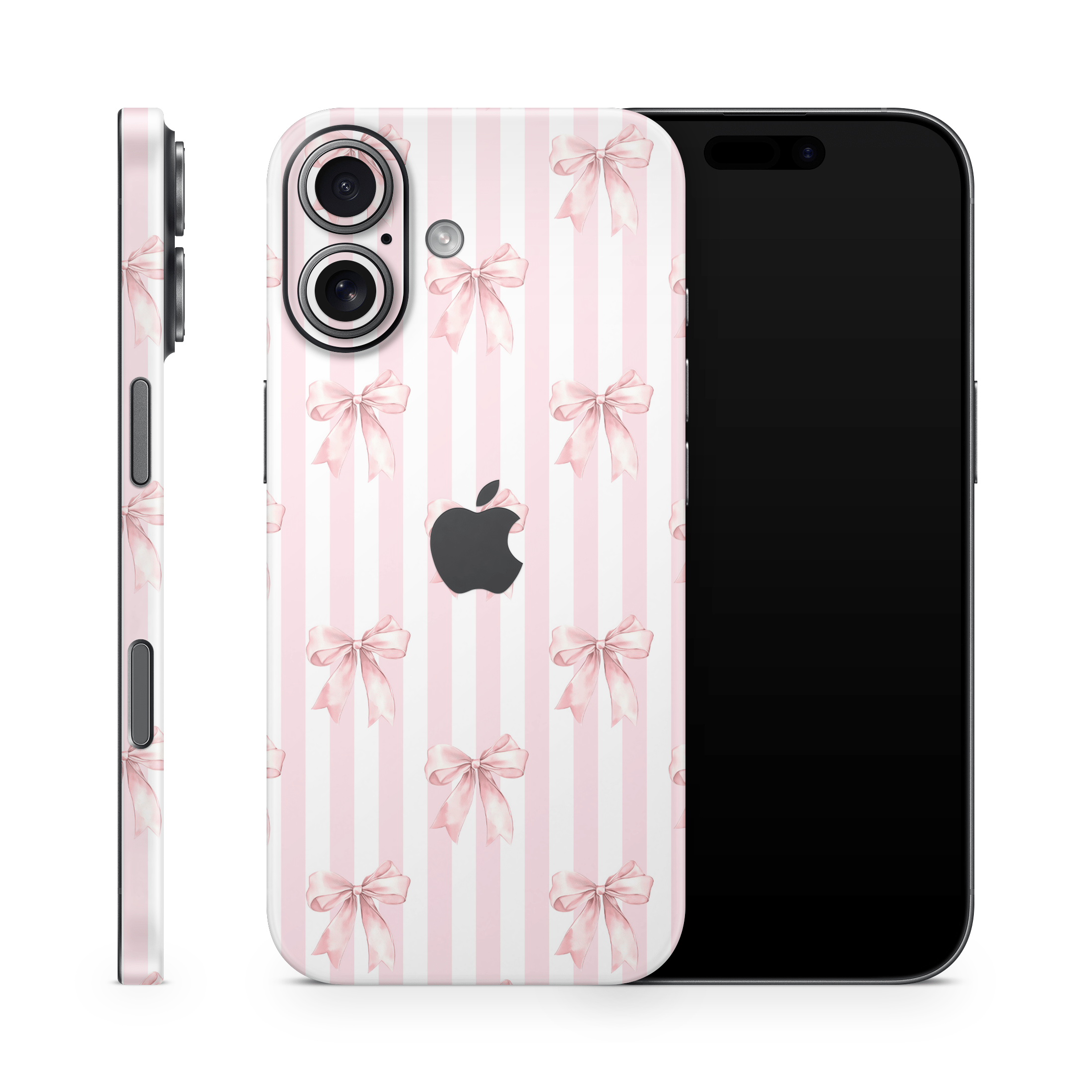 Blush Bows Apple iPhone Decal Skins