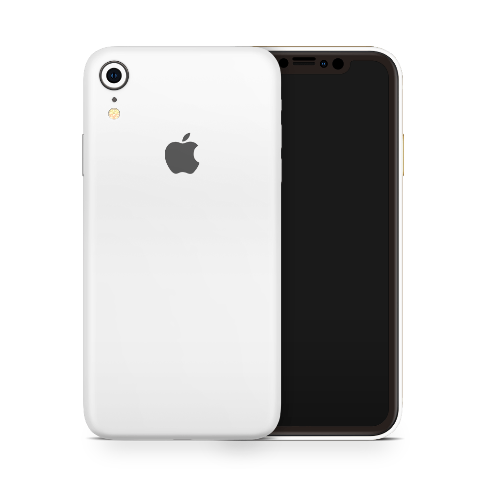 Crisp White Apple iPhone Decal Skins