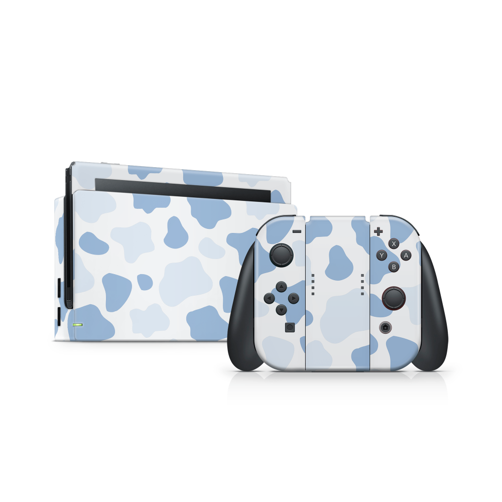 Blueberry Moo Moo Nintendo Switch Decal Skin